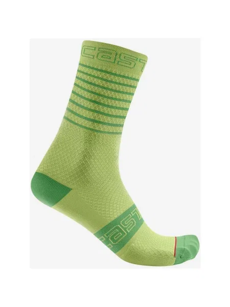 Skarpetki Castelli Superleggera 12 w kolorze jasnej limonki S-M zielone