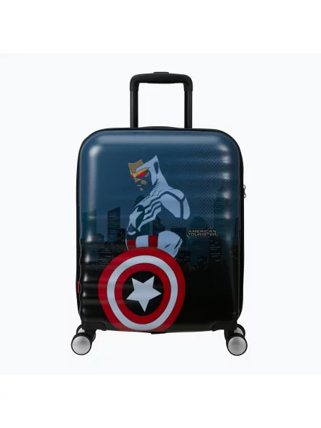 Walizka podróżna American Tourister Marvel Wavebreaker 36 l captain america city granatowa