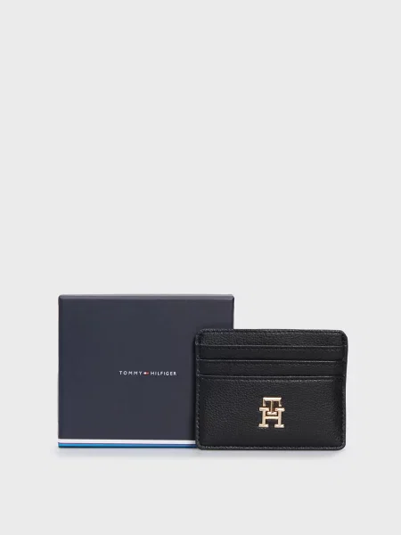 Кошелек Tommy Hilfiger без косточек черный