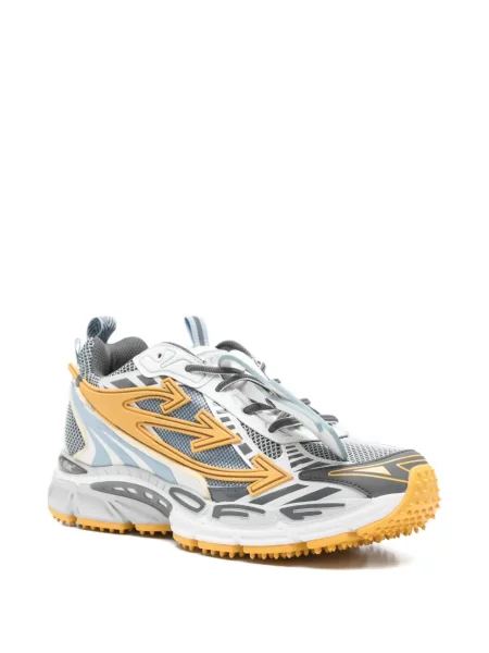 Sneakerși Off-white plasă alb