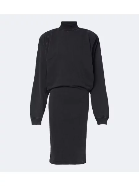 MUGLER rochie simplă din gri