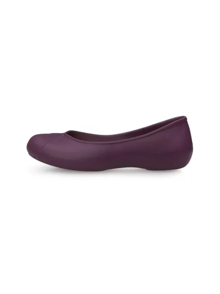 Tenisky Crocs bez podpätku vínová