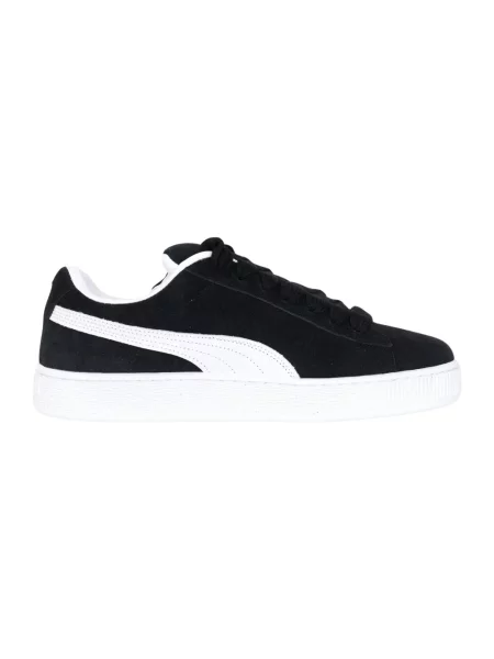 Sneakersy Puma Suede skórzane na siłownię czarne