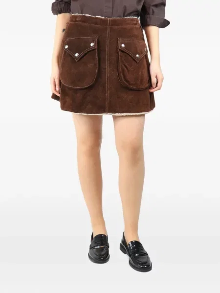 Fusta mini Mm6 Maison Margiela maro