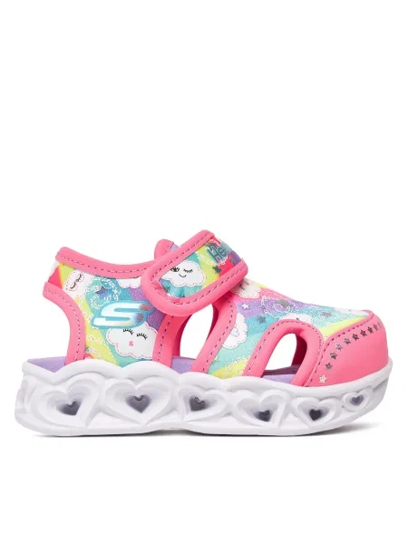 Skechers Sandále Heart Lights Sandals-Cutie Clouds ružová