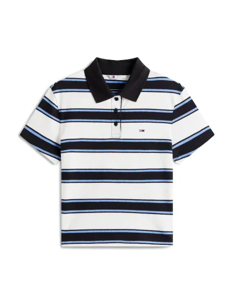 Tommy Jeans Tricou ESSENTIAL albastru / negru alb