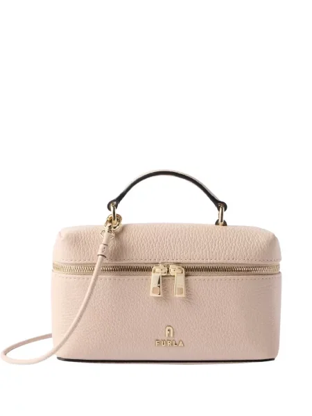 Geantă Furla din piele roz