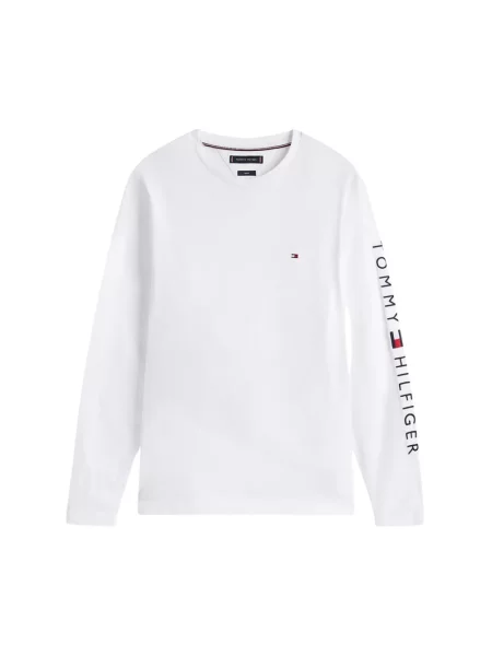 Bluza Tommy Hilfiger z logo biała