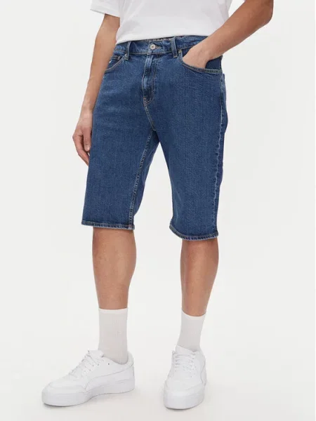 Tommy Jeans Džínové šortky Ryan modrá