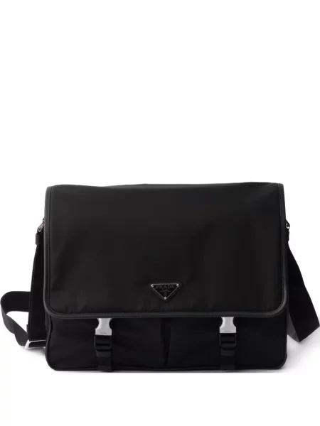 Geantă Prada cu autograf negru