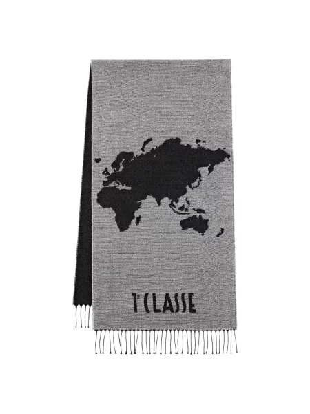 Šal Alviero Martini Prima Classe črna