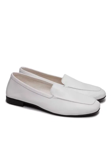 Шкіряні Лофери Pellagio білий