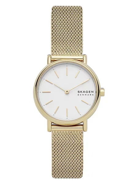Skagen Hodinky Signatur Zlatá