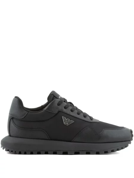 Sneakerși Emporio Armani negru