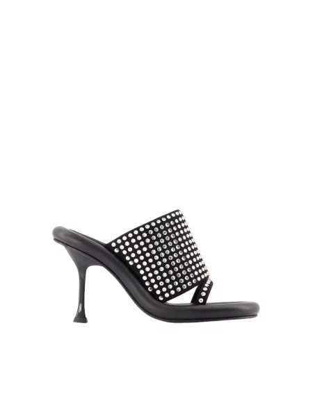 Klapki Jw Anderson skórzane czarne