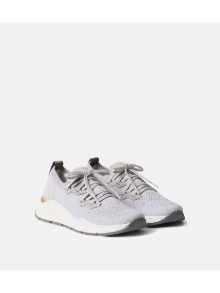 Gyerek sneaker Brunello Cucinelli szürke