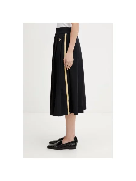 Spódnica midi Fred Perry czarna