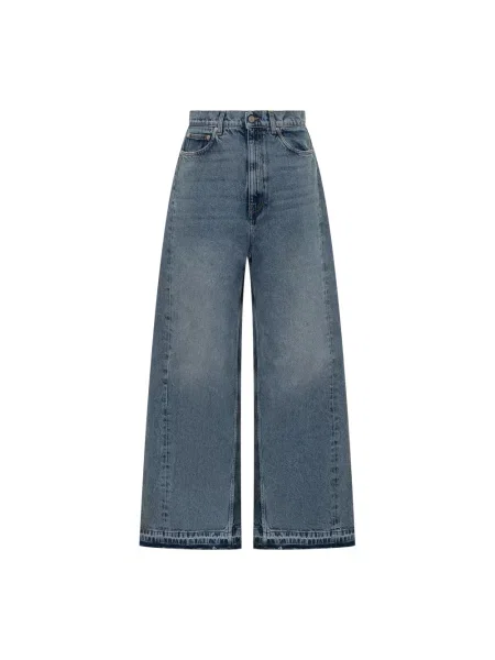 Szerokie jeansy Stella Mccartney niebieskie