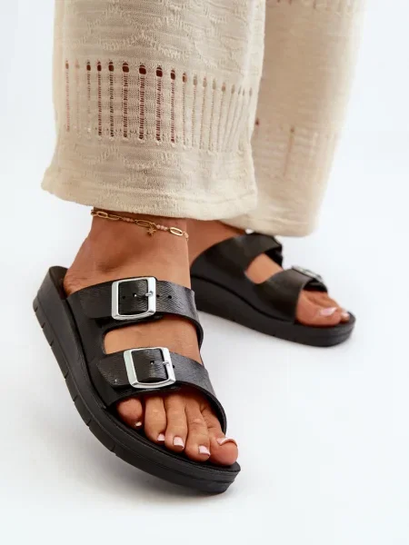 Papuci de casă Kesi negru