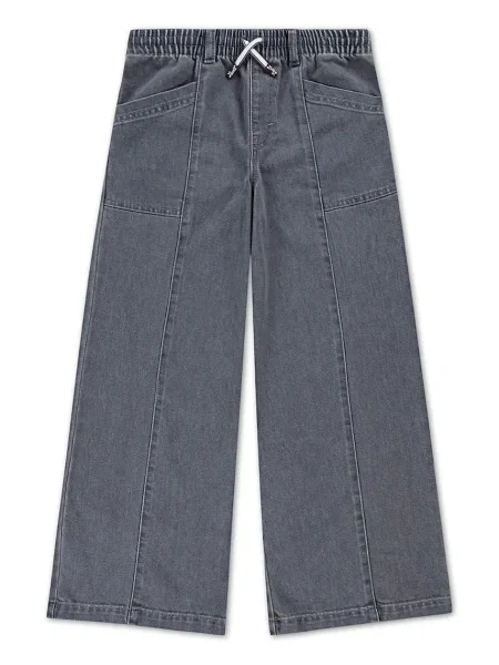 Levi's Detské rifle PULL-ON BAGGY WIDE LEG sivá