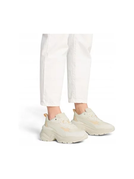 Sneakerși Puma Cilia cu pană bej