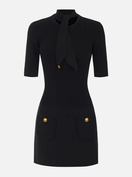 Платье Elisabetta Franchi черное