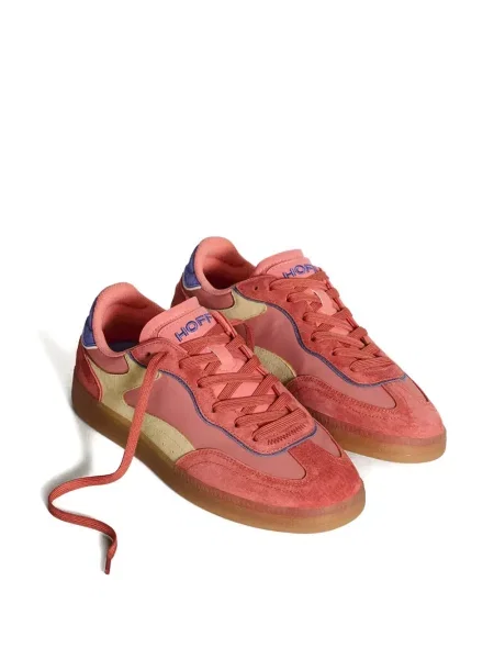 Sneakerși Hoff cu șireturi din dantelă roz