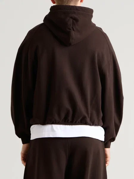Bluza z kapturem Jacquemus brązowa