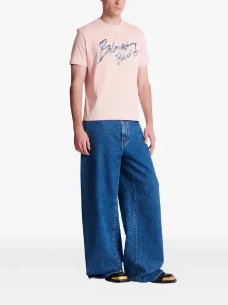 Μπλούζα Balmain με σχέδιο ροζ
