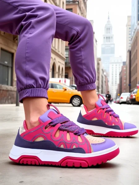 Sneakerși Resti alb