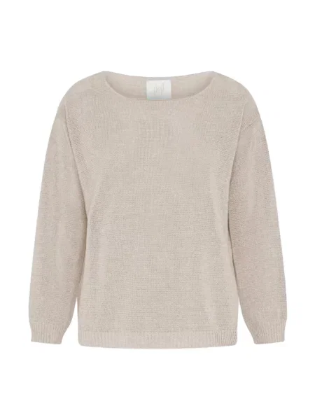 Sweter Marella biznesowy szary