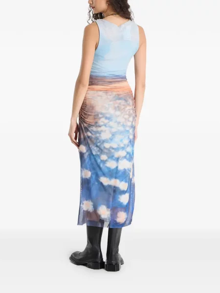 Rochie Desigual cu imagine albastru