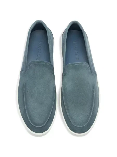 Chiloți Magnanni din piele de căprioară slip-on albastru