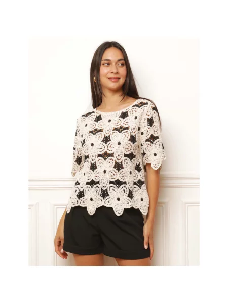 Top La Modeuse crna