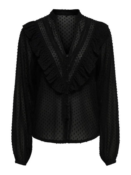 JDY Bluză ALBA negru alb