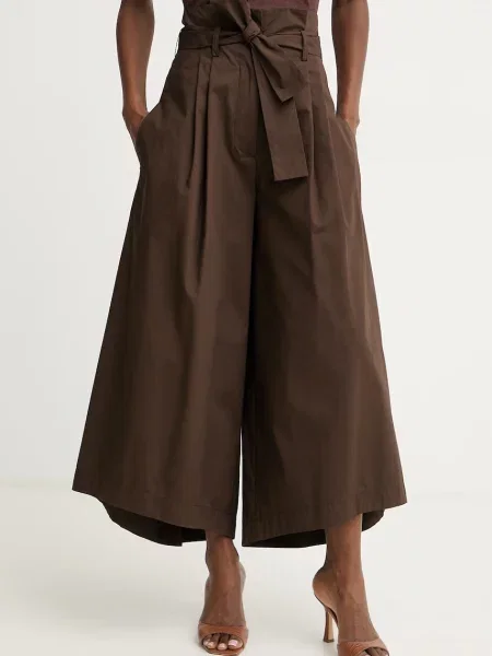 Simona Corsellini spodnie brązowe