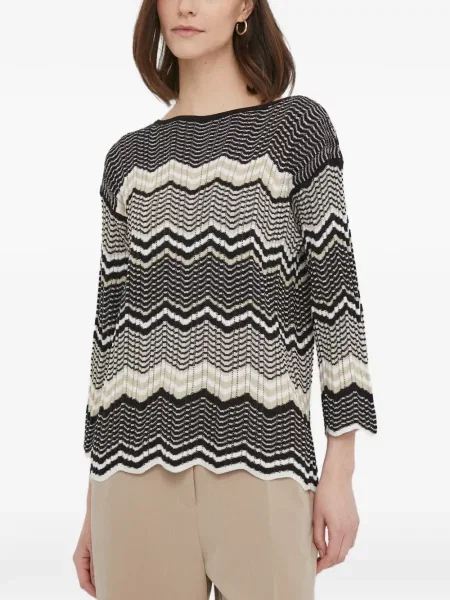 Lung pulover Sisley negru