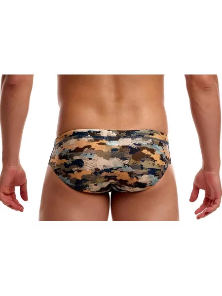 Kąpielówki męskie Funky Trunks Bilko Baby slipy brązowe