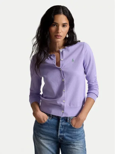 Polo Ralph Lauren Pletena jopica Svetlo vijolična