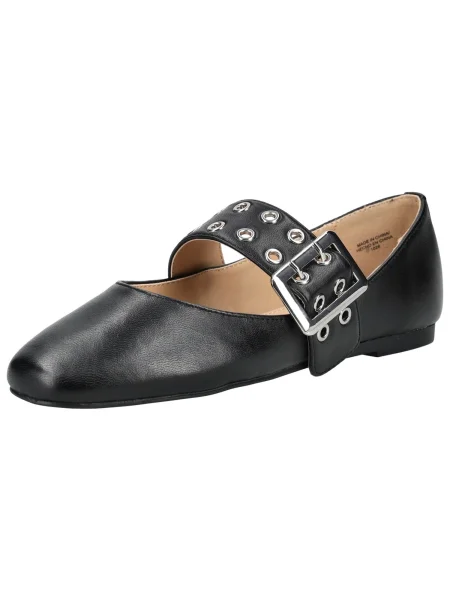 STEVE MADDEN Balerini cu curea glezna negru
