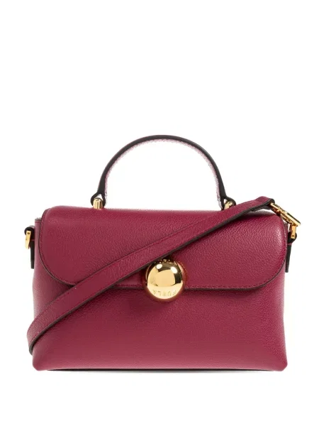 Geantă shopper Furla din piele roz