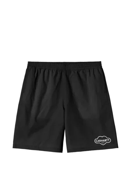 Slip de baie Carhartt Wip cu autograf negru