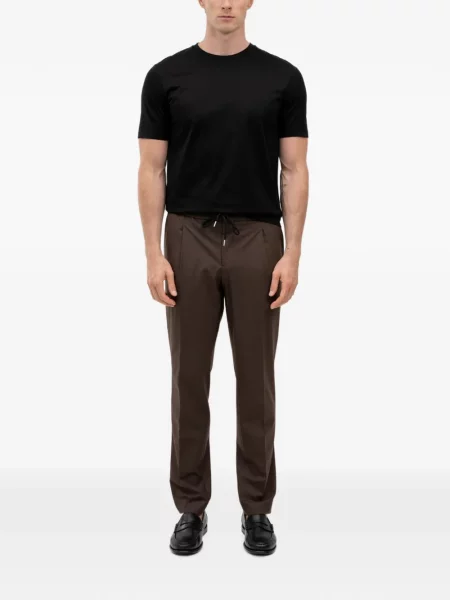 Pantaloni Hugo de lână maro