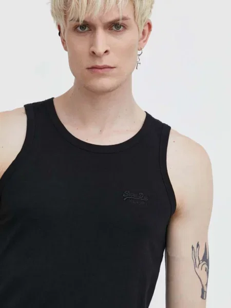 Kratka majica Superdry črna