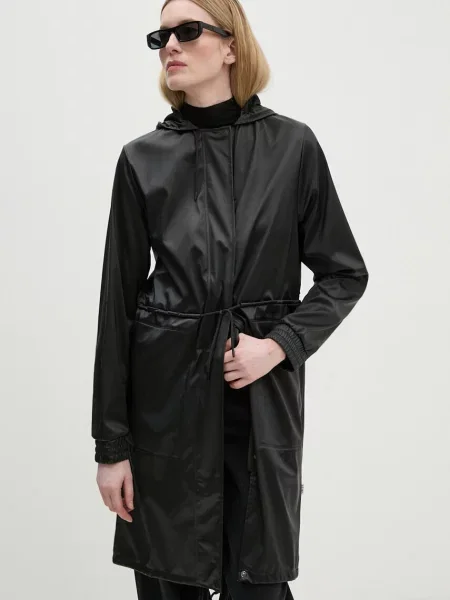 Парка Rains String W Parka W3 дамска преходен модел черно