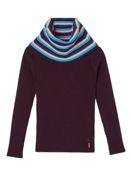 Top Sunnei cu dungi violet