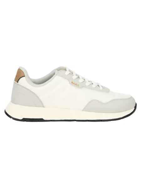Sneakersy Boss skórzane białe