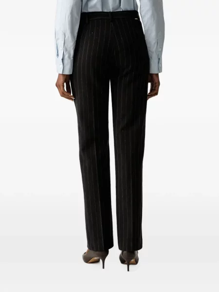 Pantaloni Twinset cu paiete negru