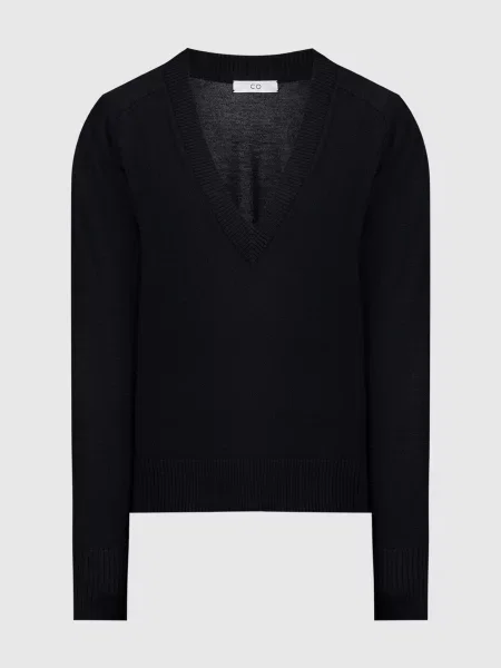 Пуловер з кашеміра Co чорний