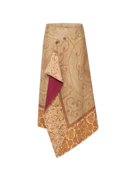 Fustă Pierre-louis Mascia cu model paisley plic